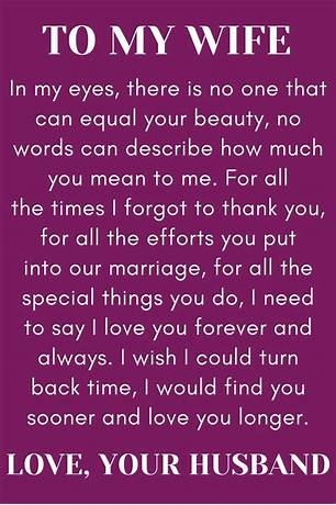 Love for wife quote