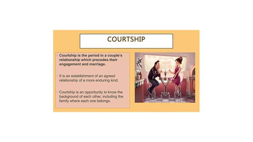 Courtship meaning in urdu