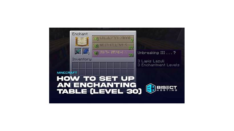 How much leather do you need to make a level 30 enchantment table