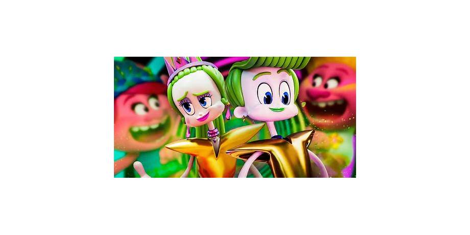 Who plays characters in trolls band together