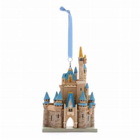Magic castle christmas ornament