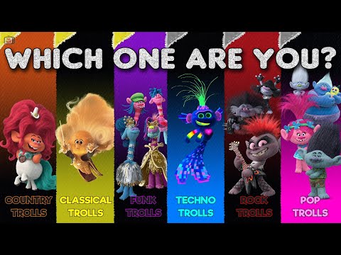 Main characters in trolls world tour