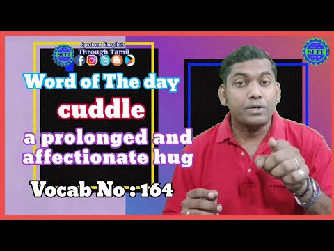 Cuddler meaning in tamil with example
