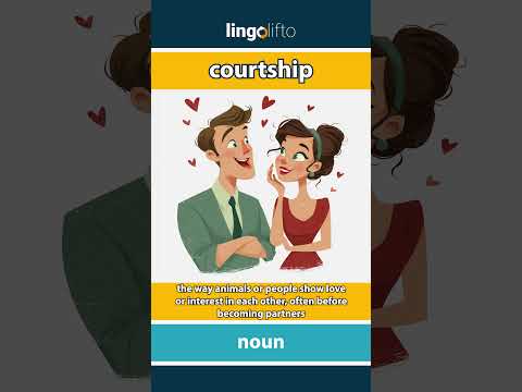 Courtship meaning in urdu with example
