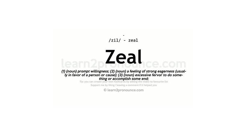 Zeal ka synonyms in english