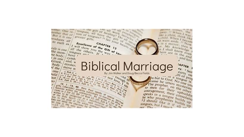 Marriage biblical definition kjv