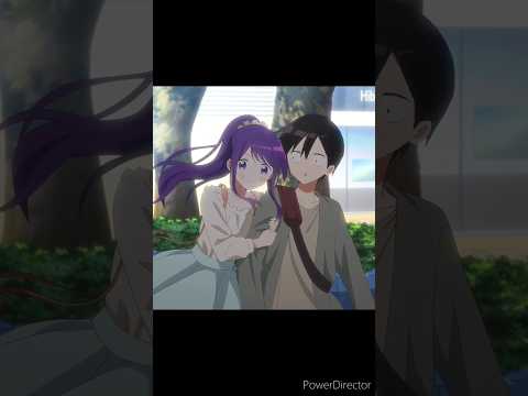 Cute anime couple kiss gif